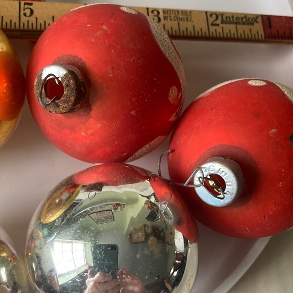 Vintage Christmas ornaments bundle of 8 bulbs - Picture 10 of 13